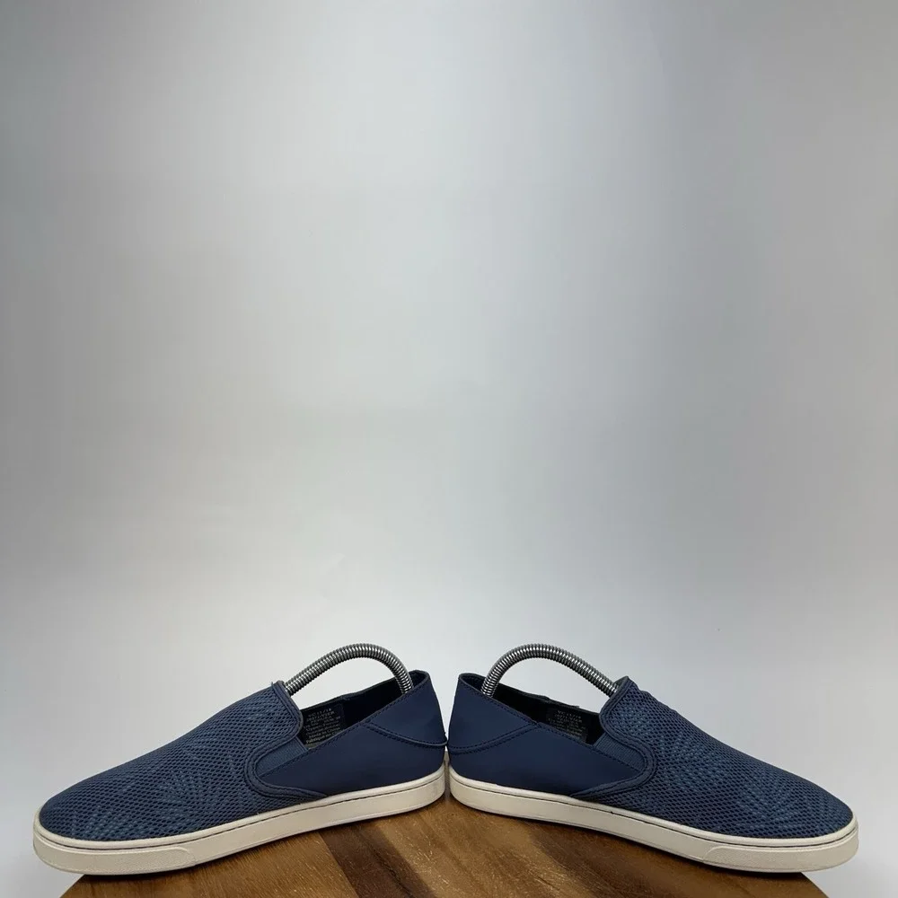 Womens Olukai Pehuea Mesh Blue Casual Comfort Slip On Sneakers Shoes Size 9 M